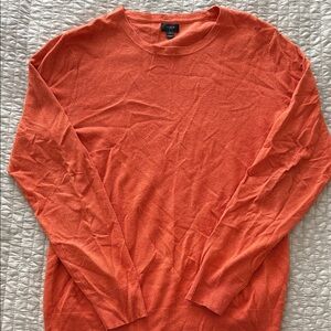 J. Crew Vibrant Orange Knit Top